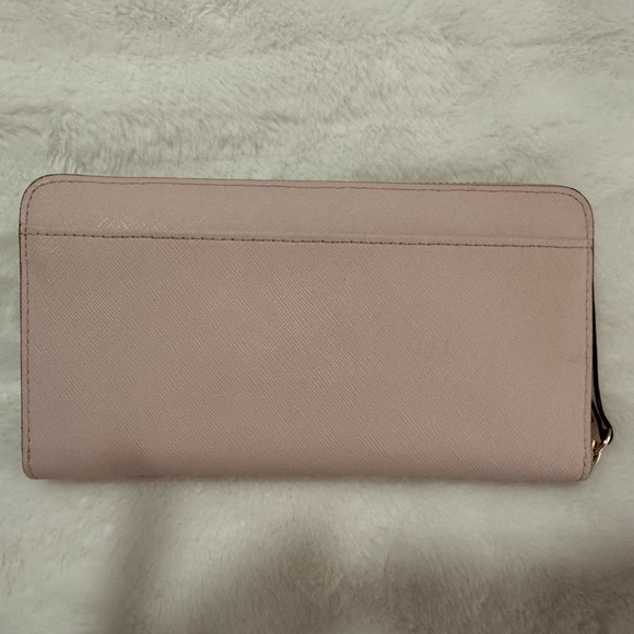 Kate Spade New York Laurel Way Neda Saffiano Leather Zip Around Wallet - Picture 3 of 5